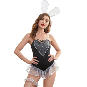 Supplier 2022 Hot Erotic Slutty Roleplay Cosplay Party <strong>Fancy</strong> <strong>Dress</strong> Festival Halloween Ladies <strong>Adult</strong> Women Sexy Bunny Costume - Product Image 3
