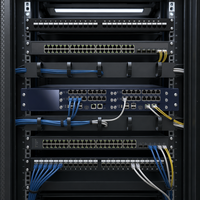 Passerelle VoIP Shanglu IAD600-128FXS 128 ports RJ45/FXS, terminal analogique SIP haute densité avec fibre SFP et 4 ports Gigabit GE