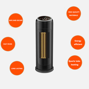 500/1000W Bonne Qualité <span class=keywords><strong>Mobile</strong></span> Autoportante <span class=keywords><strong>Électrique</strong></span> Debout de Plancher de Radiateurs Infrarouges À Quartz - Product Image 3