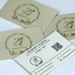 Tarjetas de Agradecimiento de PVC con Estampado en Caliente Dorado, Tarjetas de Felicitación de Lujo con Borde Dorado, Invitaciones para Fiestas, Bebidas y Uso Doméstico - Product Image 4