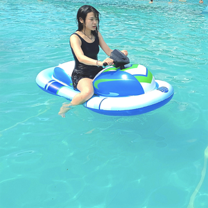 แพยางเป่าลมรูปทรงมอเตอร์ไซค์แบบกำหนดเอง ใช้ในสระว่ายน้ำ - Product Image 5