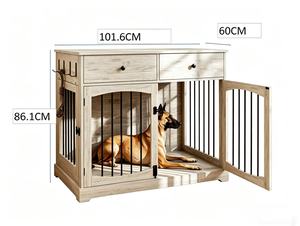 Jaula <span class=keywords><strong>de</strong></span> Madera Maciza Impermeable para <span class=keywords><strong>Perros</strong></span> Grandes, Caseta para Mascotas, Venta al Por Mayor - Product Image 2
