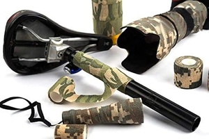 הסוואה קלטת עצמי דבק מגן לא ארוג Camo לעטוף קלטת Camo למתוח תחבושת בד - Product Image 5