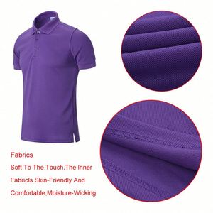 Prviate <b>Label</b> Tichert Sports Shorts Golf Polos Polyester Spandex Men Pour Hommes Cotton Grande Taille Sublimated Polo T-Shirt - Product Image 4