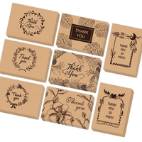 Carte de vœux Kraft Joyeux anniversaire, Cartes de remerciement en papier, Carte de vœux de haute qualité, Carte de vœux Joyeux anniversaire