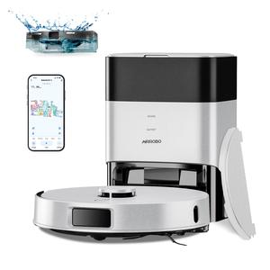 <span class=keywords><strong>AIRROBO</strong></span> Aspirateur avec Filtre HEPA, Navigation LDS, Nettoyage Automatique, Détection Infrarouge des Bords et Prévention des Poils d'Animaux - Product Image 1