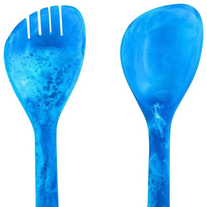 Kitchen Salad <b>Tools</b> & Servers RESIN Eco-Friendly Dishwasher <b>Safe</b> Flatware Spoon Fork Utensils with Custom Logo Option - Product Image 1
