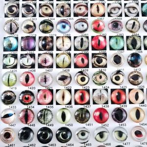 زجاج حماية البيئة 6 من القطيفة-50 ألوان متعددة اختيارية لعبة حيوان عيون تنين زجاجية - Product Image 2