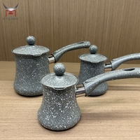 Ketel susu stainless steel, ketel kopi mewah, memasak kopi moka Arab Turki
