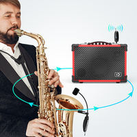 Nijidu — Microphone de Saxophone professionnel U18, instrument de musique omnidirectionnel, sans fil UHF