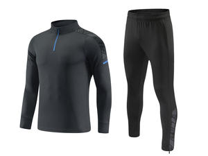Jaket Sepak Bola Lengan Panjang Berkualitas Tinggi dengan Logo Kustom, Setelan Training Sepak Bola untuk Pakaian Olahraga Klub Sepak Bola - Product Image 3