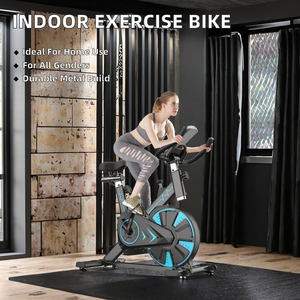 Bicicleta estática de metal para el hogar, equipo de fitness para interiores, para spinning, gimnasio, para entrenamiento deportivo en interiores - Product Image 3