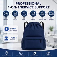 Sac à dos de sport imperméable de qualité supérieure avec cordon de serrage, sac de sport, sac à dos de voyage pour hommes et femmes, vente en gros, OEM, ODM, fournisseur d'usine