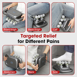 Professioneel draadloos 16-kops diepe weefselmassagepistool met hoge frequentie voor volledige lichaamsmassage - Product Image 6