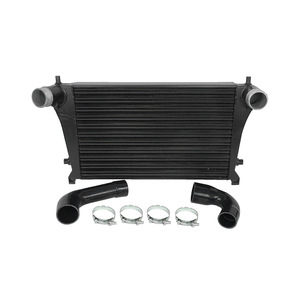 Kit de tuyauterie de refroidisseur intermédiaire noir pour A3/S3 / VW MK7 <span class=keywords><strong>Golf</strong></span> GTI <span class=keywords><strong>R</strong></span> VAG EA888 1.8T 2.0T TSI MK7B Kit de refroidisseur intermédiaire en aluminium <span class=keywords><strong>Golf</strong></span> <span class=keywords><strong>7</strong></span> - Product Image 3