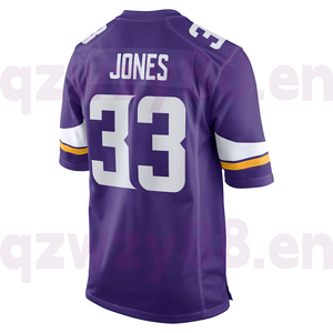 Pour <span class=keywords><strong>Vikings</strong></span> 18 Justin Jefferson 14 Darnold pour-<span class=keywords><strong>NFL</strong></span> Football Jersey Haute Qualité Unisexe Chemise À Manches Courtes Respirant pour Plus - Product Image 2