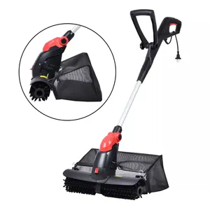 VERTAK leaf collecting lawn sweeper electric artificial grass sweeper powered lawn sweep brush