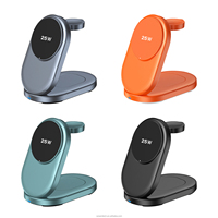 2026 Fabrieks 3-in-1 ODM Verpakkingsdoos Draadloos Snellaadstation met QC3.0 OTP 25W Uitgang Mobiele Telefoonlader