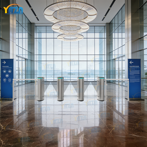 Torniquete Profesional Slim Wing de 900 mm de Ancho con Velocidad de Apertura de 0.2s para Torres Financieras y Salas VIP, Barrera de Control de Acceso - Product Image 2