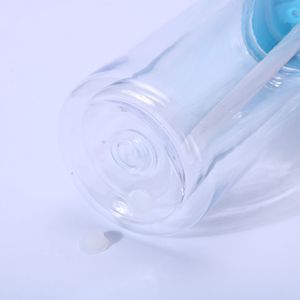 Bouteille d'<span class=keywords><strong>eau</strong></span> transparente élégante et portable avec paille intégrée, anti-fuite, en PC, grande capacité, idéale pour l'entraînement et les trajets quotidiens - Product Image 4