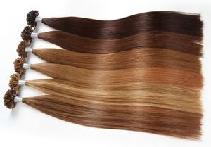 YOUMI Bán Sỉ Đầu Làm Móng Thẳng Lớp Biểu Bì Đầu Nối Tóc Người Đầu Nối Tóc Keratin Remy Tóc Nối - Product Image 2