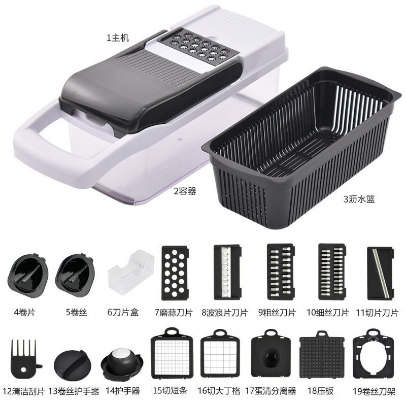 Negro corto cubierta 19 en uno