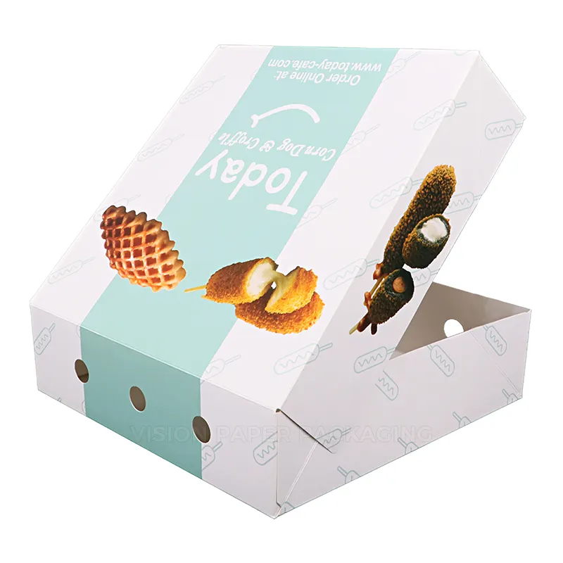 Wholesale Custom Bakery Cake Donuts Pastry Box With Window And Custom Logo Gift Boxes With Window