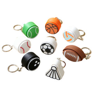 <span class=keywords><strong>Porte</strong></span>-clés anti-stress en forme de ballon de sport, jouet à presser multi-motifs pour breloque de sac et cadeaux promotionnels - Product Image 1