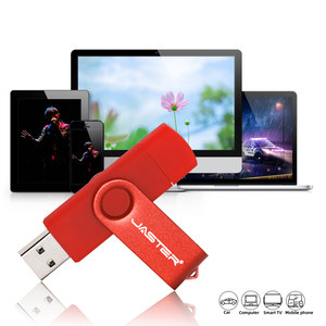 Jaster OEM OTG girevole chiavetta USB 128GB <span class=keywords><strong>2</strong></span> in 1 OTG USB Memory Stick per Android/PC LOGO personalizzato gratuito 3.0 disco Pendrive U - Product Image 6