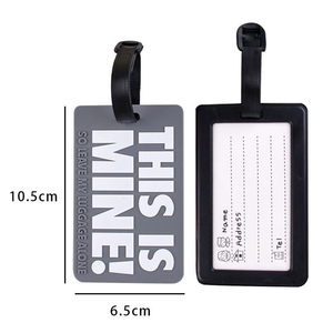 Étiquette de bagage personnalisée en gros pour valise de voyage avec logo, texte et nom sur mesure - Product Image 5