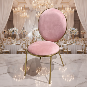 Luxurious Stainless Steel Velvet Fabric Banquet <b>Chairs</b> for Hotel Dining Wedding Events Commercial Use - Product Image 5
