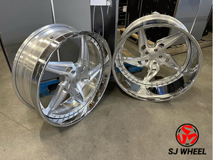 Rines de Aluminio Forjado SJ de Tamaño Personalizado de 18-24 Pulgadas, 5*112 5*120 5*114.3 para BMW y Mustang <span class=keywords><strong>GT500</strong></span> y <span class=keywords><strong>Ford</strong></span> G20 para Mercedes-AMG - Product Image 2