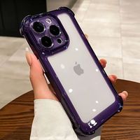 Dos en acrylique dur transparent antichoc avec housse de téléphone pare-chocs en TPU pour Apple pour iPhone 12 13 Pro Logo personnalisable
