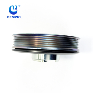 11238584913 BEMWQ aluminium noir Auto pièces de <span class=keywords><strong>moteur</strong></span> poulie de vilebrequin pour <span class=keywords><strong>BMW</strong></span> F45F46B37 - Product Image 2