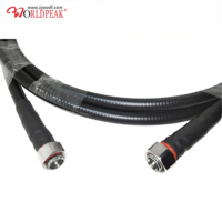 Werkseitig Mini Din 4.3-10 Stecker 4.3-10 Stecker 1/2 "Super flex Wellpappe RF Feeder Kabel Koaxial 1/2 SF Kabel Kommunikation kabel
