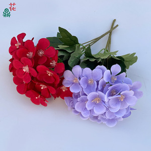 Hydrangea <b>Artificial</b> <b>Flowers</b> <b>Silk</b> Wedding Decor Festive Celebration Stage Backdrop - Product Image 3