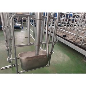 Nouvelle caisse de mise bas de porc galvanisée par immersion à chaud en acier équipement de levage de cage de batterie utilisé pour les fermes porcines - Product Image 5