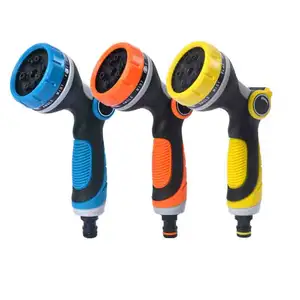 DD1327 High Pressure Washer Cars Gun Head Spray 10 Pattern Thumb Control Hose Sprayer Nozzles Garden Hose Nozzle