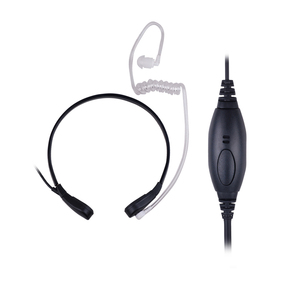 Micrófono de Vibración de Garganta con Tubo Acústico y Auricular, Interfaz de 3.5mm, Cable de 60cm para Radio Bidireccional, Micrófono de Garganta para <span class=keywords><strong>Walkie</strong></span> Talkie <span class=keywords><strong>Kenwood</strong></span> - Product Image 3