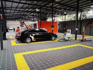 Tapis de sol en <span class=keywords><strong>plastique</strong></span> emboîtable <span class=keywords><strong>pour</strong></span> garage, 100% nouveau matériau PP, écologique, <span class=keywords><strong>pour</strong></span> lavage de voitures - Product Image 6