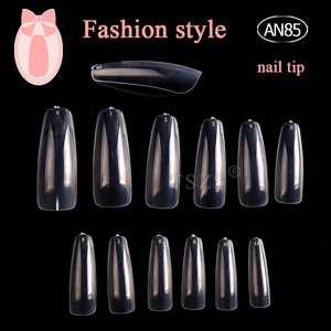 TSZS-productos profesionales <span class=keywords><strong>para</strong></span> salón de manicura, <span class=keywords><strong>Uñas</strong></span> postizas, <span class=keywords><strong>uñas</strong></span> <span class=keywords><strong>largas</strong></span> y planas transparentes, sin diseño, 500 unidades - Product Image 2