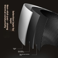 Poêle à frire universelle en acier inoxydable 304 à trois couches antiadhésive avec motif nid d'abeille, compatible gaz et induction, couvercle en verre, 2,0-3,0 L