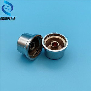 Componentes Electrónicos H, Tapa de Potenciómetro de Plástico Plateado de 25x17mm para Equipos de Audio - Product Image 4