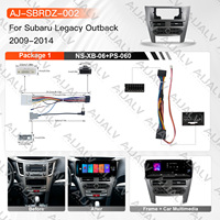 Panel de Acabado para Estéreo de Auto de 12.3 Pulgadas, Unidad Completa para Subaru Legacy Outback 2009-2014 (LHD), Kit de Instalación para Reproductor Multimedia Android