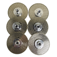Lame de scie diamantée électroplaquée multifonction de 125 mm avec bride M14, disque de coupe et de meulage pour marbre, granit, céramique