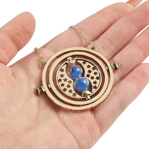 Collier sablier retournable du temps plaqué or, inspiré du film <span class=keywords><strong>Harry</strong></span> <span class=keywords><strong>Potter</strong></span>, tendance et très prisé - Product Image 2