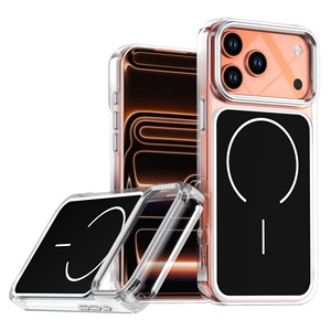 <span class=keywords><strong>Funda</strong></span> Magnética Brillante de Dos Tonos para <span class=keywords><strong>Apple</strong></span> iPhone 17, Samsung S25 Ultra, <span class=keywords><strong>con</strong></span> Protección de Lente Metálica a Prueba de Golpes - Product Image 4