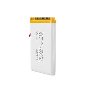 고성능 603048 리포 배터리 1000mAh 딥 사이클 파우치 셀 - Product Image 5