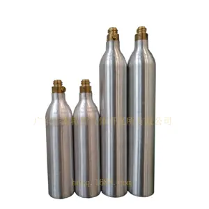 Botella sin costuras de aleación de aluminio, cilindro de Gas CO2, 150 Bar, 0.6L, gran oferta