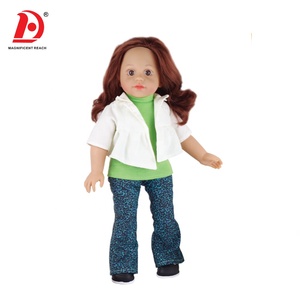 HUADA – poupée en vinyle à cheveux longs de <span class=keywords><strong>18</strong></span> pouces <span class=keywords><strong>pour</strong></span> <span class=keywords><strong>bébé</strong></span>, avec 12 sons - Product Image 4